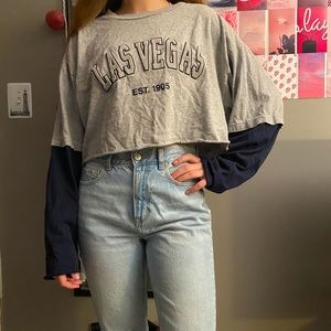 cropped long sleeve
